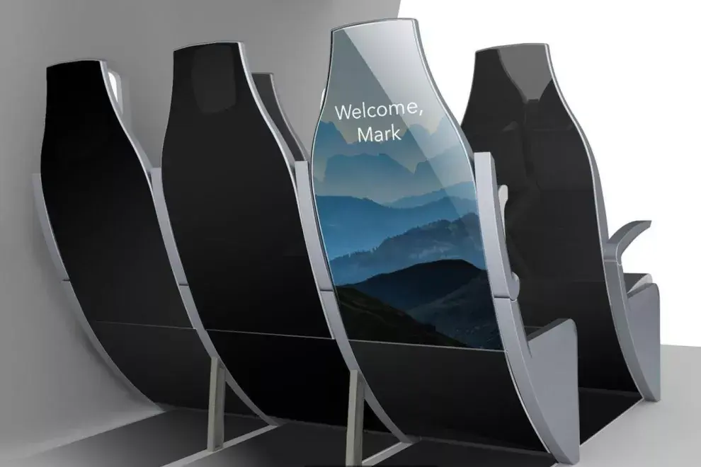 Con Myseat un aparato de bluetooth va guiando a los pasajeros desde el mostrador de facturación hasta el avión