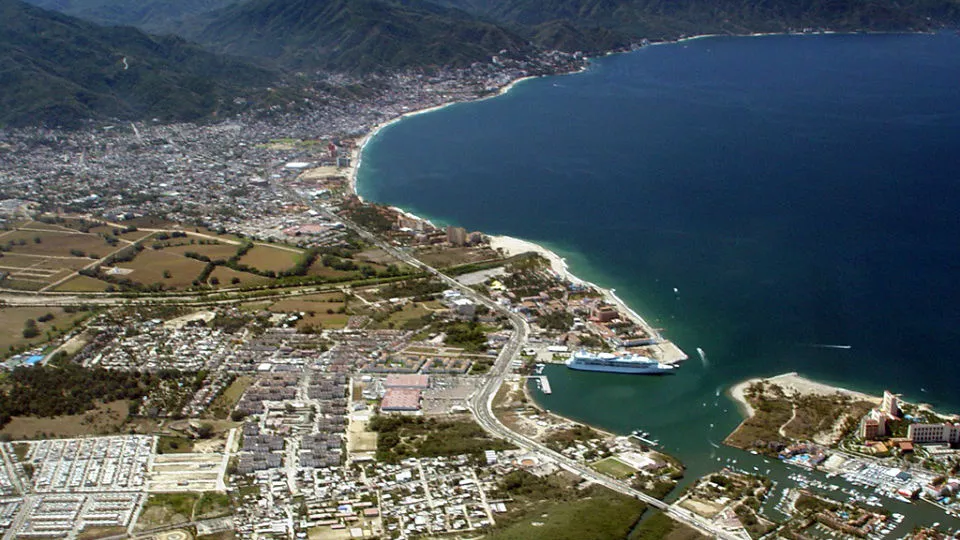 Vista aérea Puerto Vallarta. Foto: Wikipedia