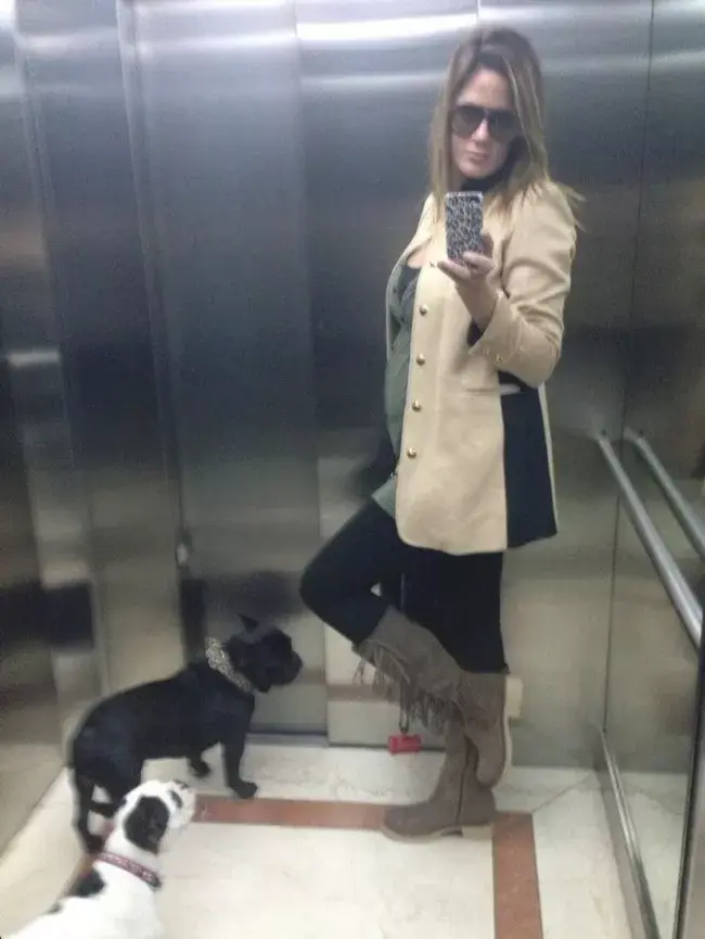 Una instantánea en el ascensor