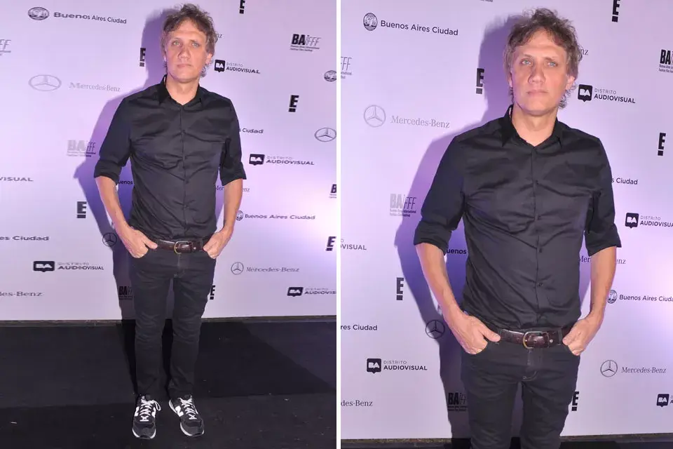 De negro y con zapatillas muy cancheras, así se lo vio a Charly Alberti de rotation por la noche porteña