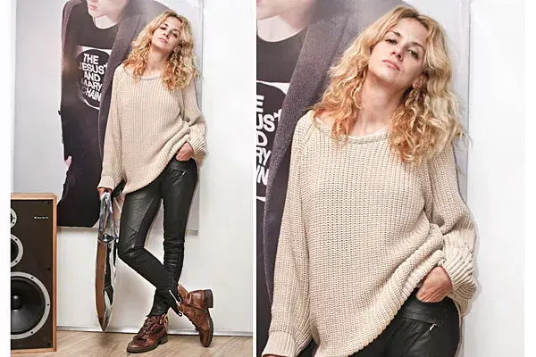 Canchera y relajada, Leonora Balcarce estuvo en la apertura de AYnotDead en el Alto Palermo