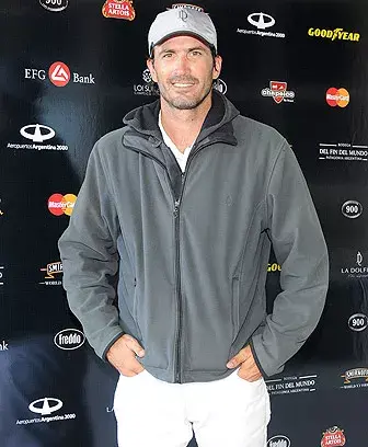 Adolfo Cambiasso jugó en el evento de polo en Punta del Este. 