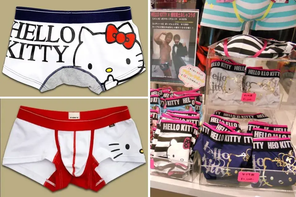 ''Hello Kitty Men'' es el nombre de esta colección