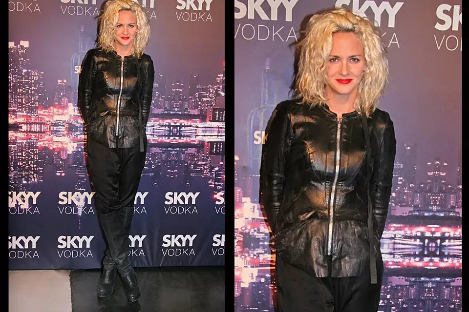 Look total black para Leonora Balcarce en la fiesta de SKYY Vodka ; ¿qué le agregarías a este equipo?