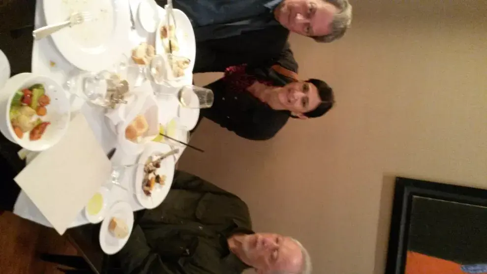 Mi foto con Paul Auster