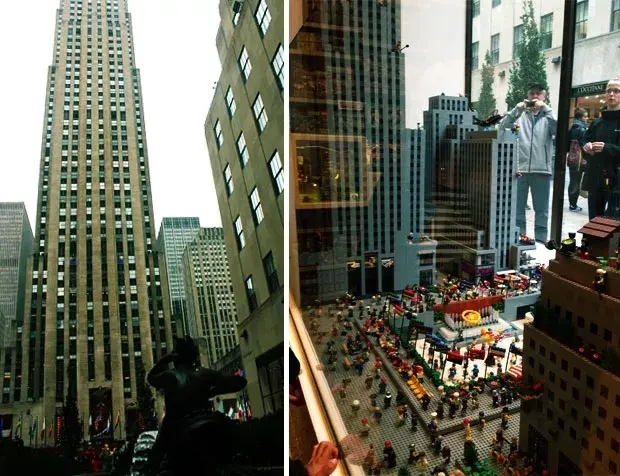 El Rockefeller real y su copia