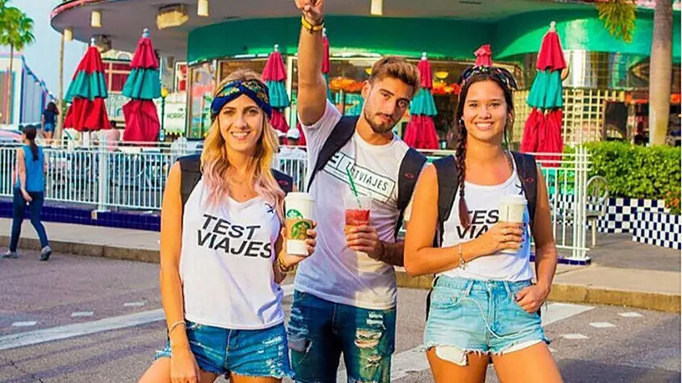 Cande Ruggeri, Nicolás Occhiato y Manu Viale