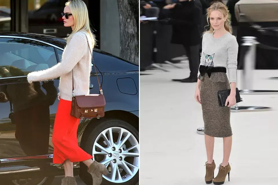 Kate Bosworth es otra de las famosas que adoptó este estilo y lo lleva muy bien ¿Qué te parece?
