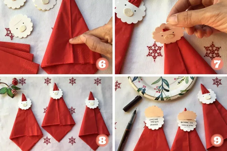 Ideas fáciles y prácticas para decorar la mesa de Navidad.