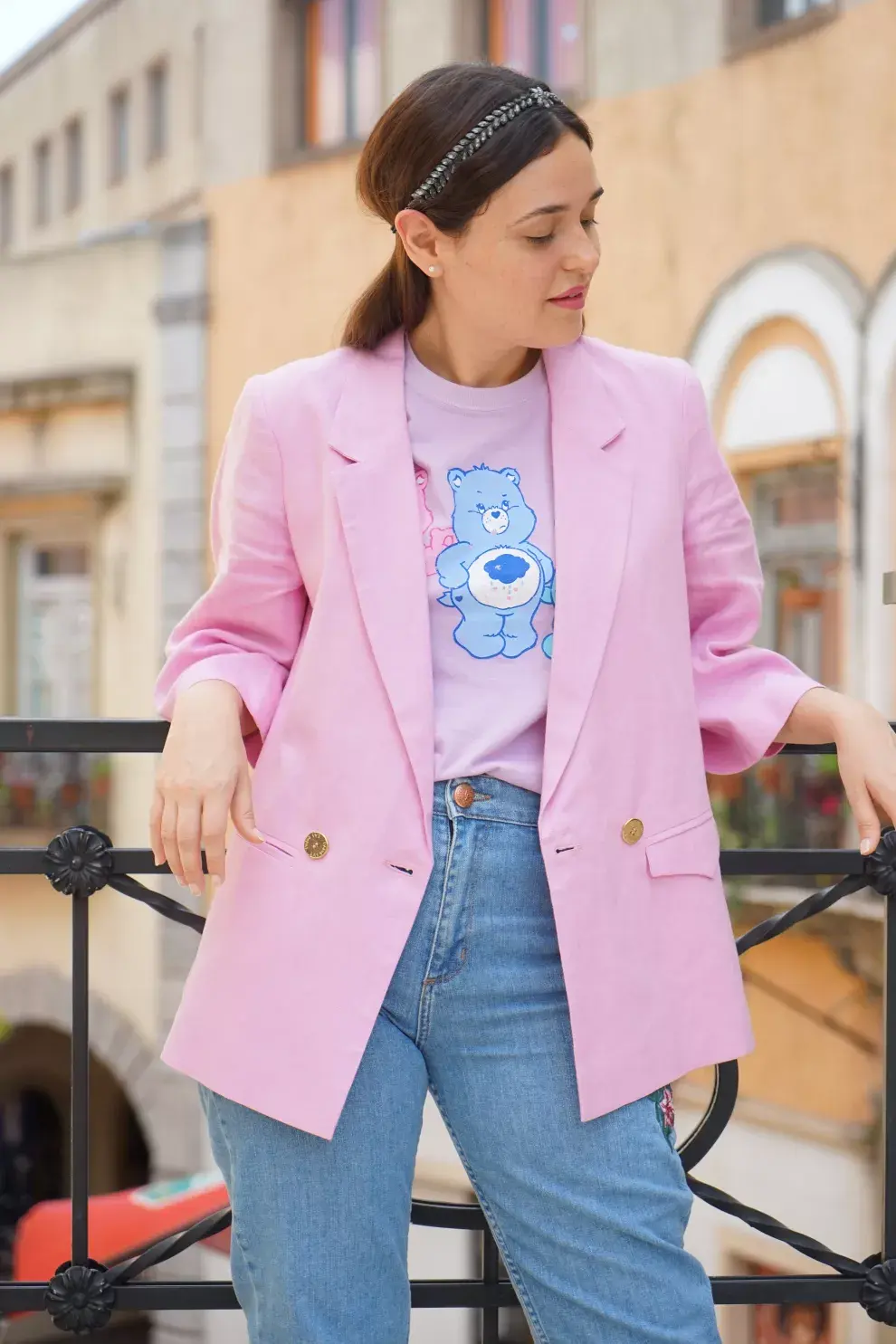 Jean y Blazer: Las Pepas Remera: Forever 21