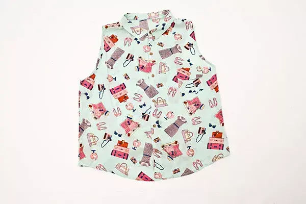 Camisa estampada (Las Pepas, consultar precio)
