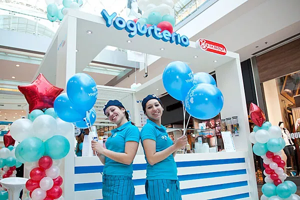 La Yogurtería la Serenísima está en varios shoppings, como en Tortugas Open Mall