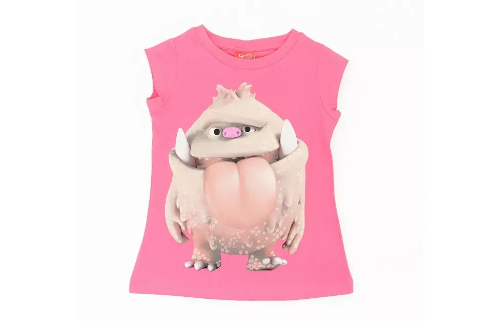 Remera con estampa de Monstruito, Grisino, $300