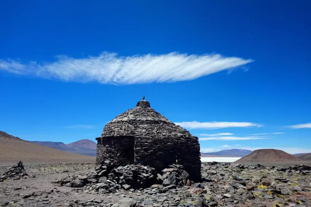 El refugio donde murió el hombre misterioso