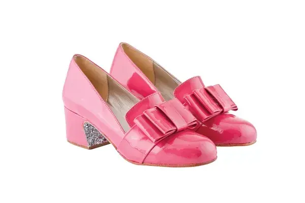 Zapatos de charol con glitter (Sibyl Vane, $1698)