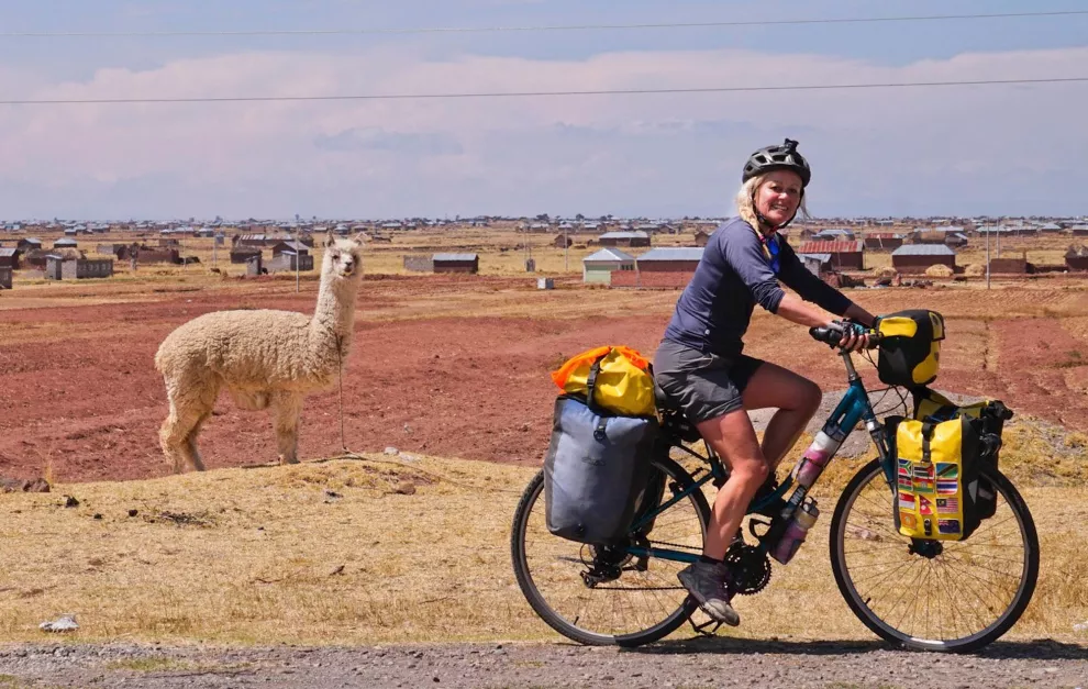 Spínola tardó más de tres años para dar la vuelta al mundo en bici