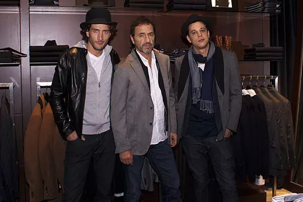 Trío de bombones:  Luciano Cáceres, Martín Seefeld y Ludovico Di Santo estuvieron en la apertura de la tienda Rochas en Galerías Pacífico. Uno más lindo que el otro!