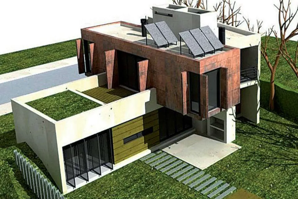 ¿La casa de tus sueños? Cuenta con módulos de energía fotovoltaica.