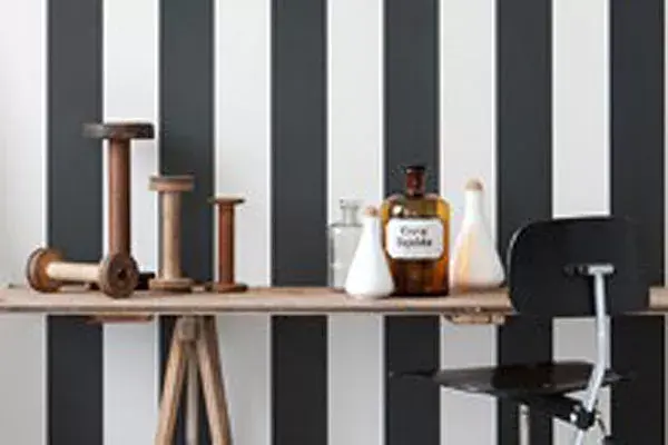 Le gustan las rayas en blanco y negro. Pueden ser aplicadas de distintas manera y siempre dan un toque de sofisticación en sillones, alfombras, manteneles.