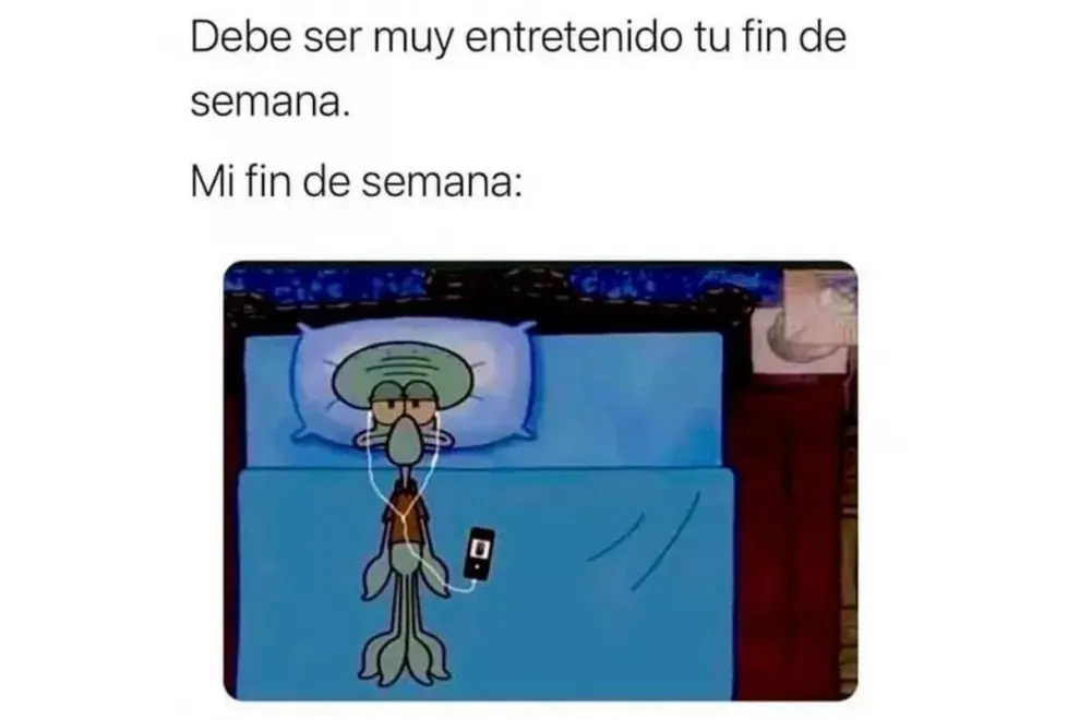 Memes sobre el fin de semana