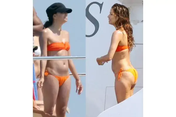 Aunque Eva Longoria está muy bien, también tiene celulitis