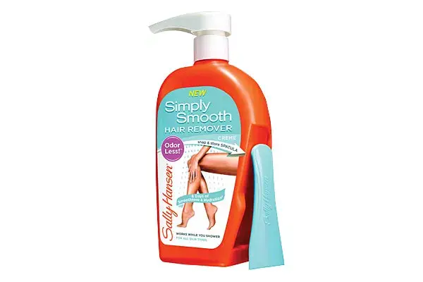 Simply Smooth es una loción removedora del vello (Sally Hansen, $230)