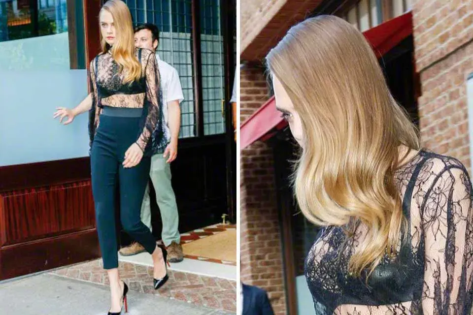 Cara Delevigne luce este color con mucho estilo. ¡A ella le queda espectacular!
