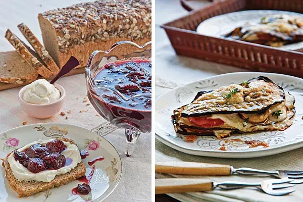 Dulce: para 4 personas; 3,5 horas; $35; lasagna: 4 personas; 45 minutos; $35
