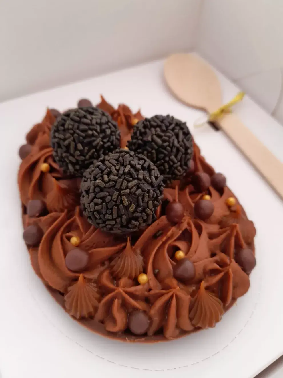 Huevos de pascua tipo brownie; cuesta: $1250


