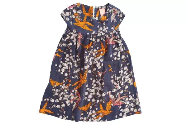 Vestidito con estampa de pajaritos (Complot, $279)