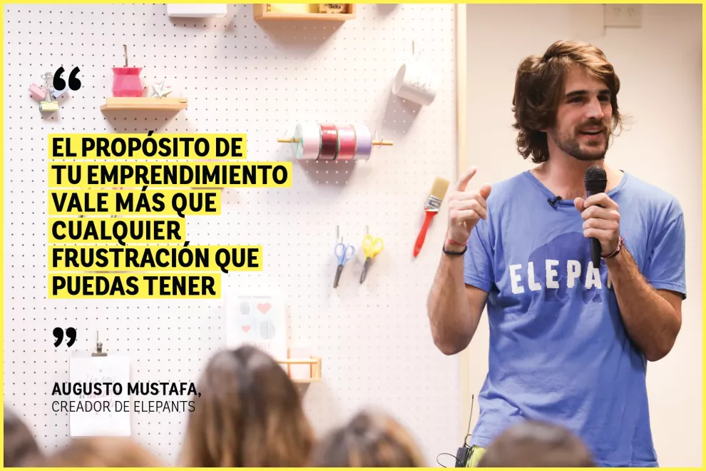 Augusto Mustafa, creador de Elepants y profesor del primer módulo de OHLALÁ! makers.