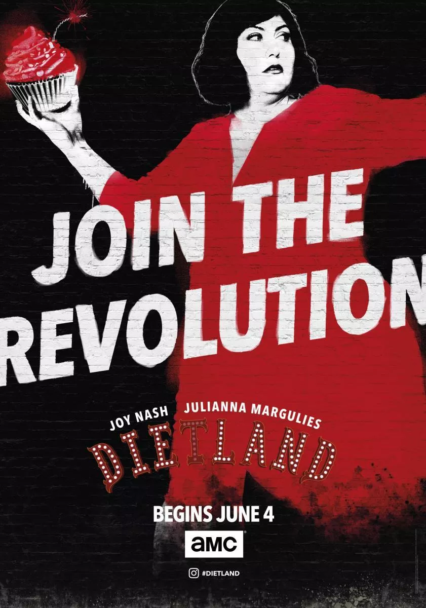 Afiche oficial de "Dietland" que, en Estados Unidos, estrenó el pasado 6 de junio