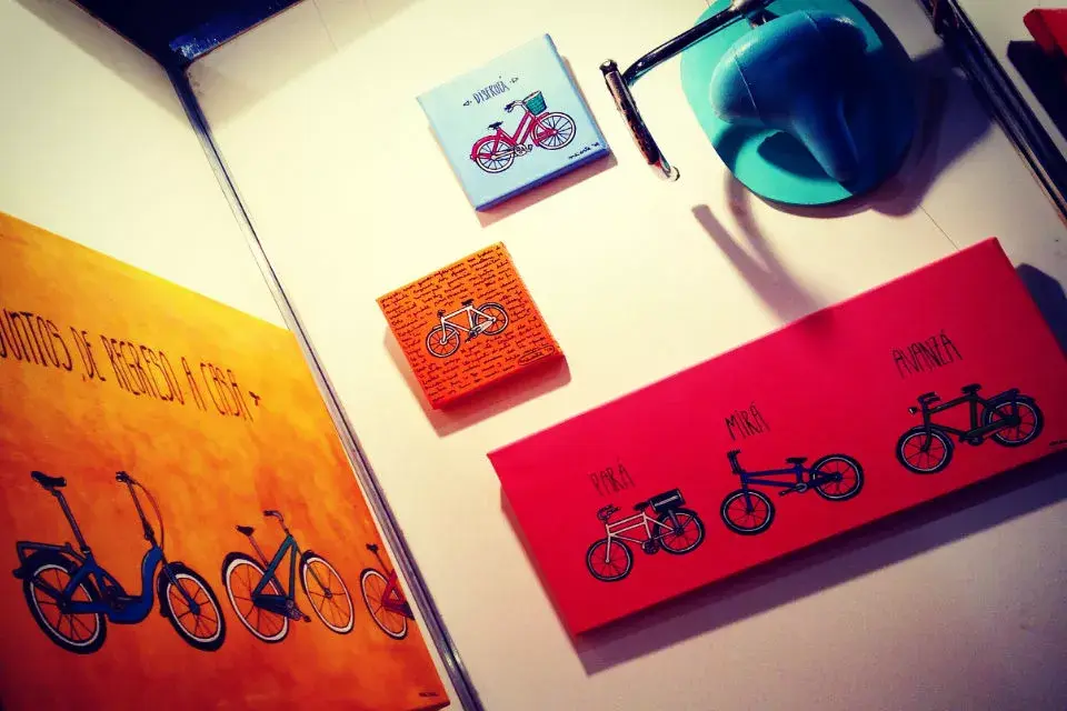 Arte y bicis en exposición
