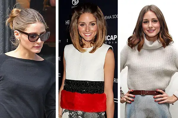 De día, Olivia Palermo opta por un rodete; de noche, el pelo suelto bien natural