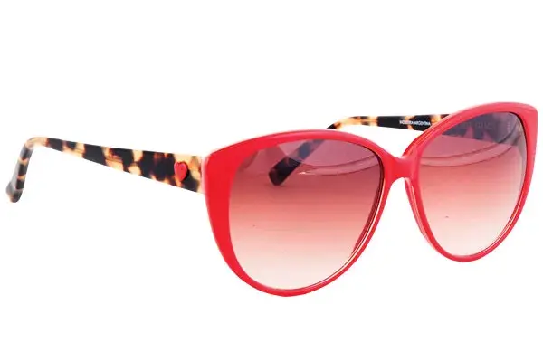 Gafas con patillas animal print (Las Oreiro, $780)