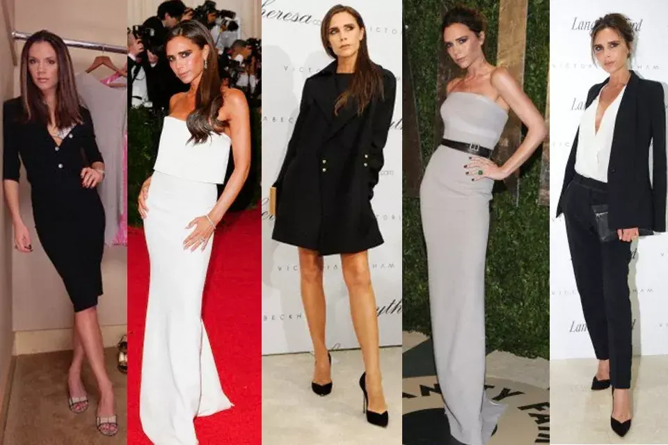 Victoria Beckham adquirió un estilo muy sofisticado y elegante