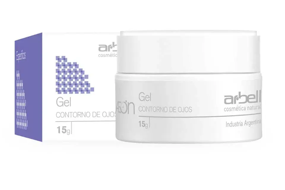 Gel contorno de ojos. Con extracto de caléndula, manzanilla, aloe vera, alantoina y castaño de indias. Favorece el drenaje de líquidos, ayudando a descongestionar bolsas e inflamaciones. (Arbell, $99.90)