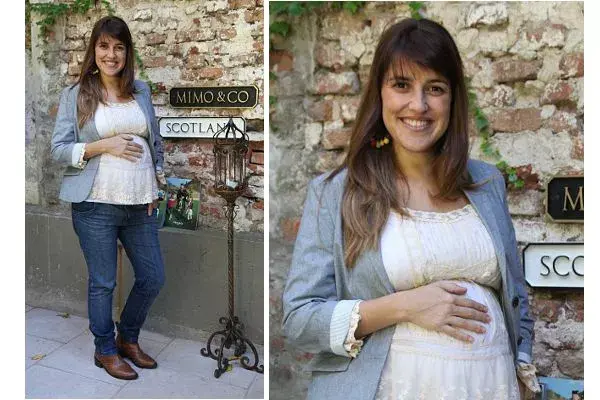 Maju Lozano, con look muy canchero, mostró orgullosa su panza