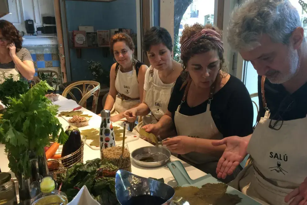 Una clase de comida turca en Shisve