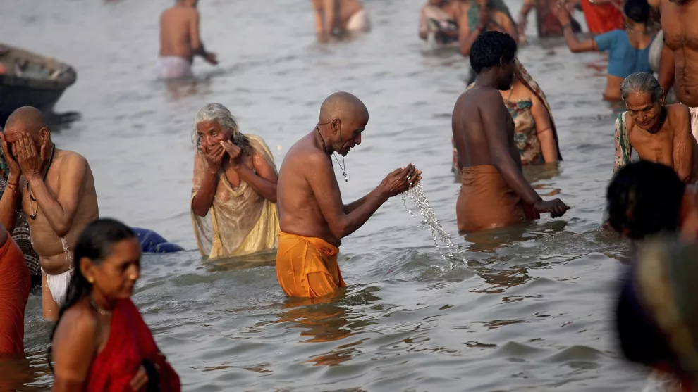 Las aguas del Ganges son consideradas sagradas