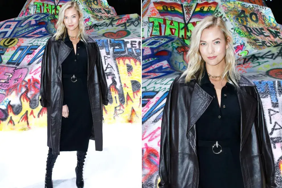 Karlie Kloss en el desfile de Balenciaga en Paris