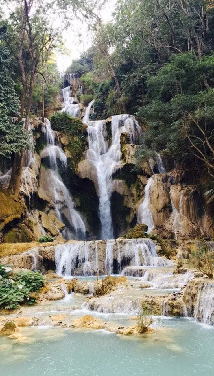 Kuang Si Falls, en Laos, un espectáculo "sanador"
