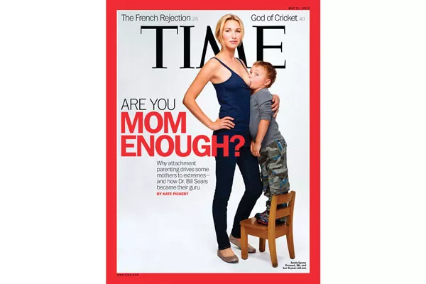 La portada de la revista Time que titularon: ¿Suficientemente madre?