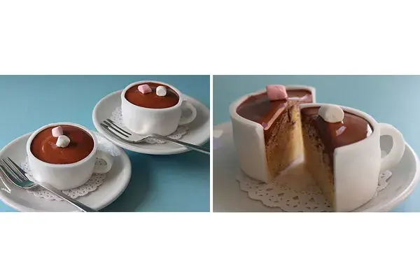 ¿Una taza de chocolate o una torta?...¡a comer!