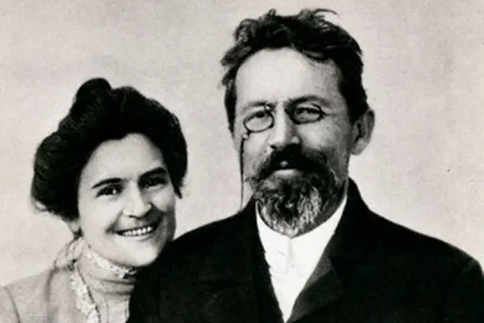 Anton Chéjov y su mujer, Olga