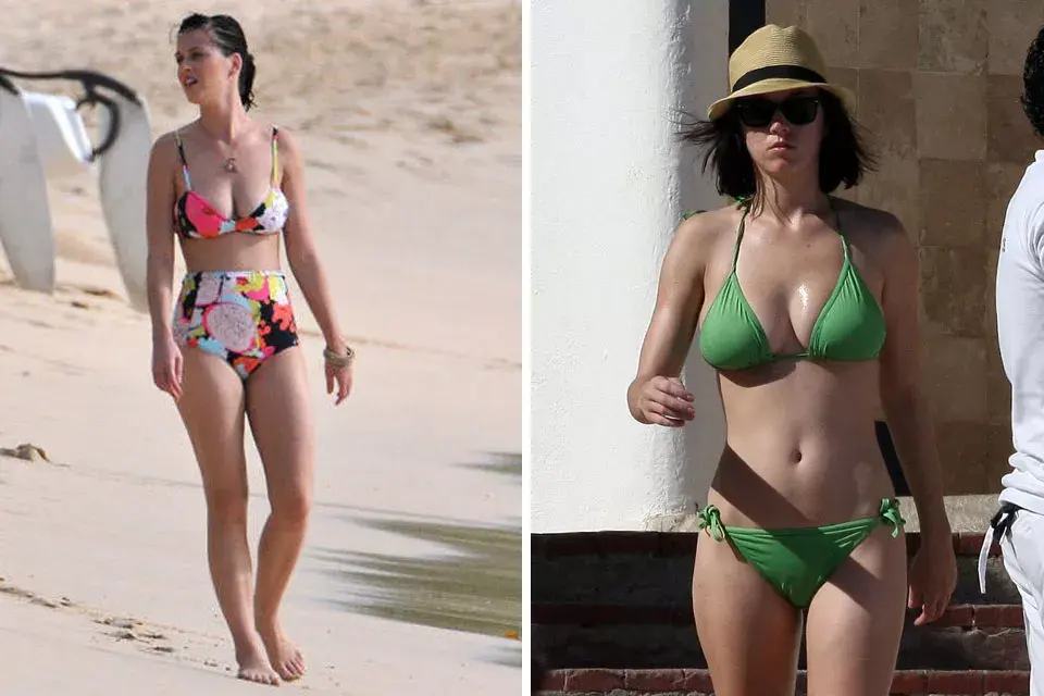 Katy Perry puede ir del look retro a un estilo más actual, en esta foto está la prueba; ¿Cuál preferís?