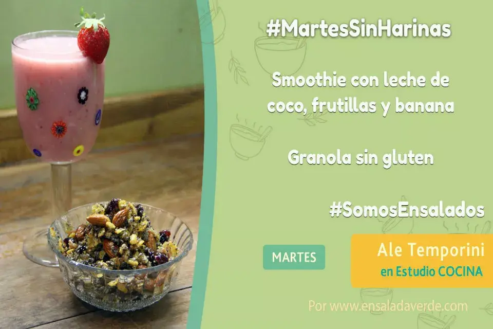 Una combinación riquísima y sin gluten.