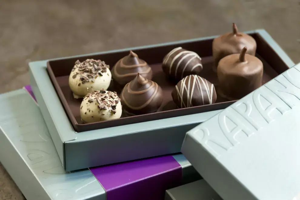 Rapa Nui chocolate artesanal, elaborado con recetas de tradición familiar chocolatera originaria de Bariloche