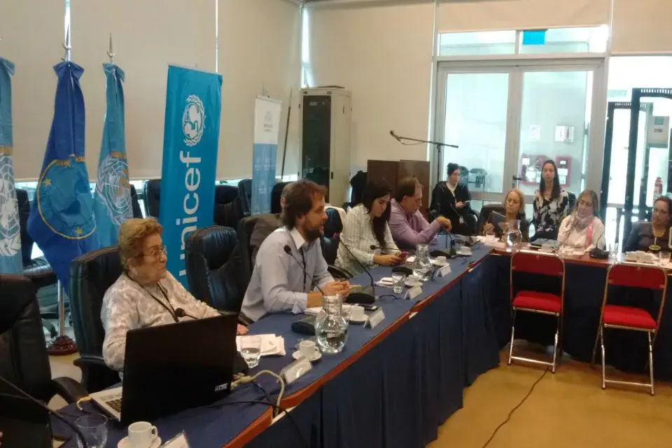 Miryam Gorban y Marcos Filardi en un debate importante.