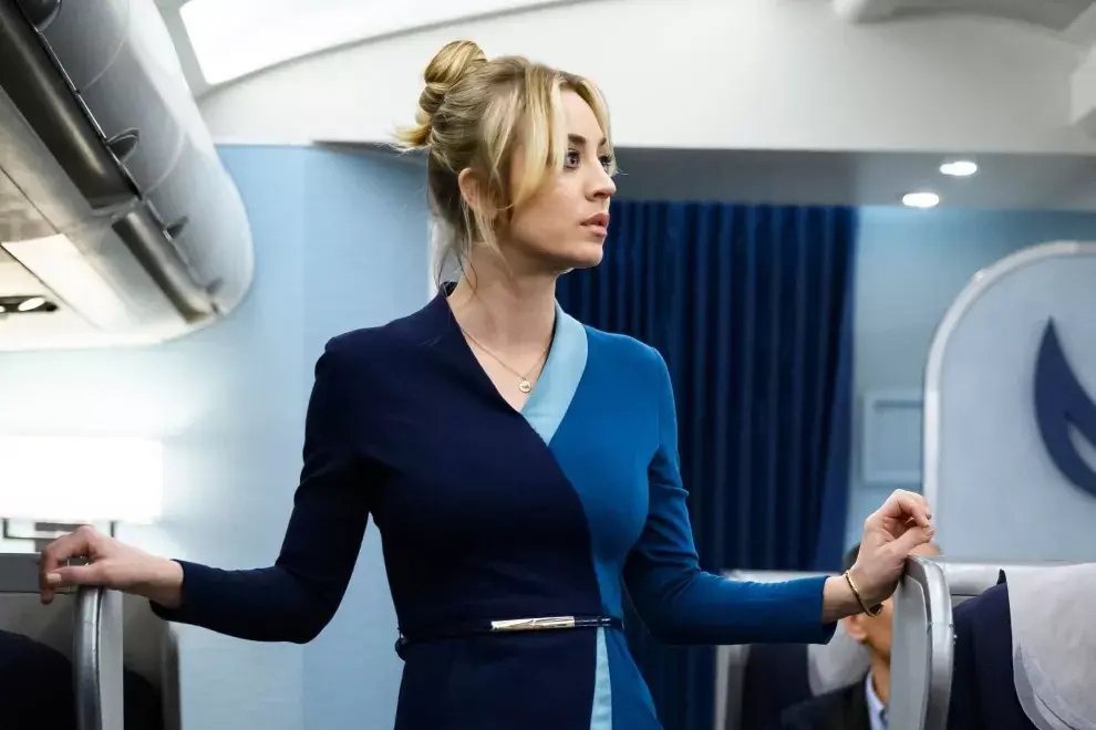 Kaley Cuoco, en la primera temporada de The Flight Attendant